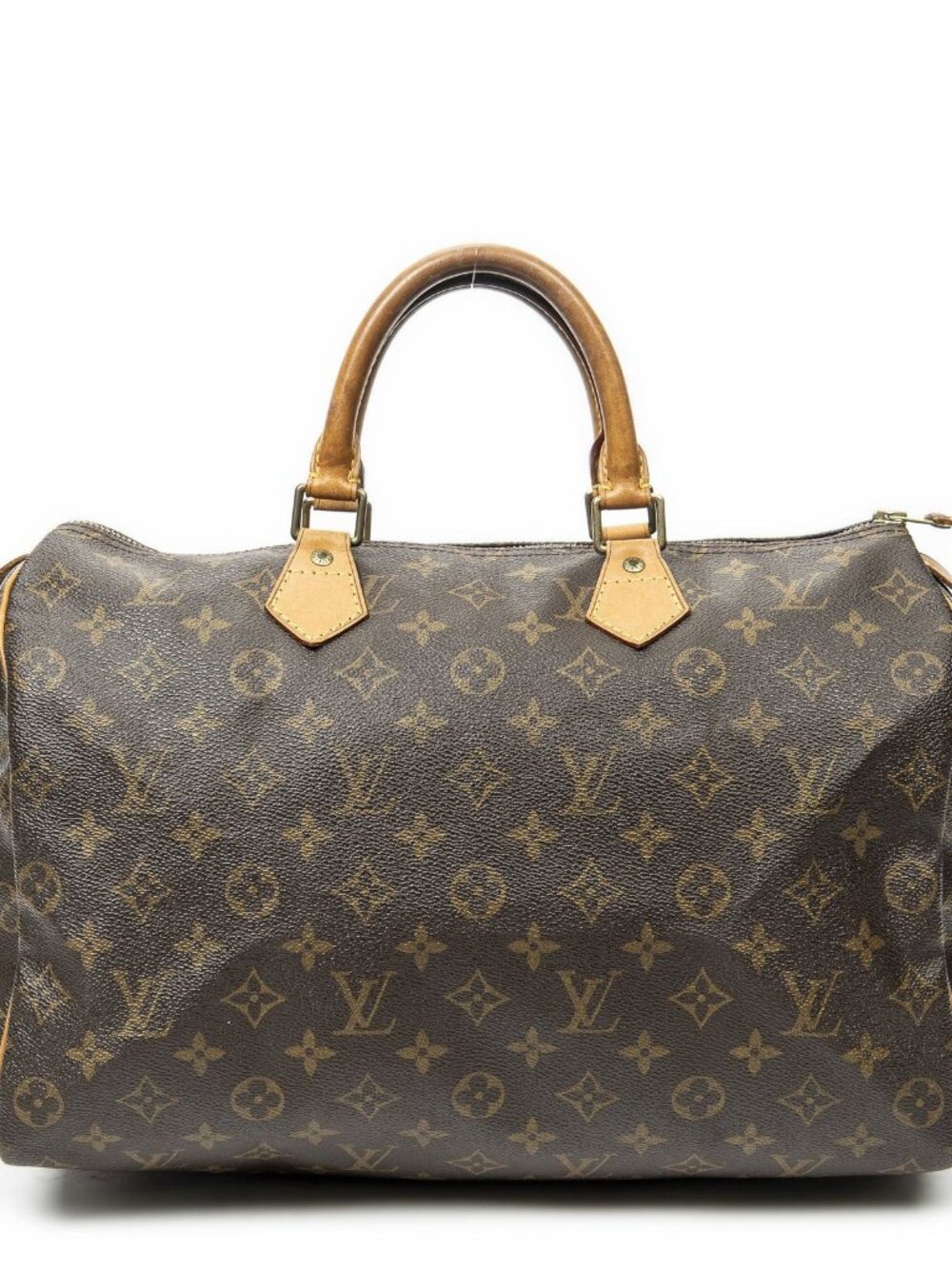 Louis Vuitton Speedy Brown Monogram Canvas Handbag